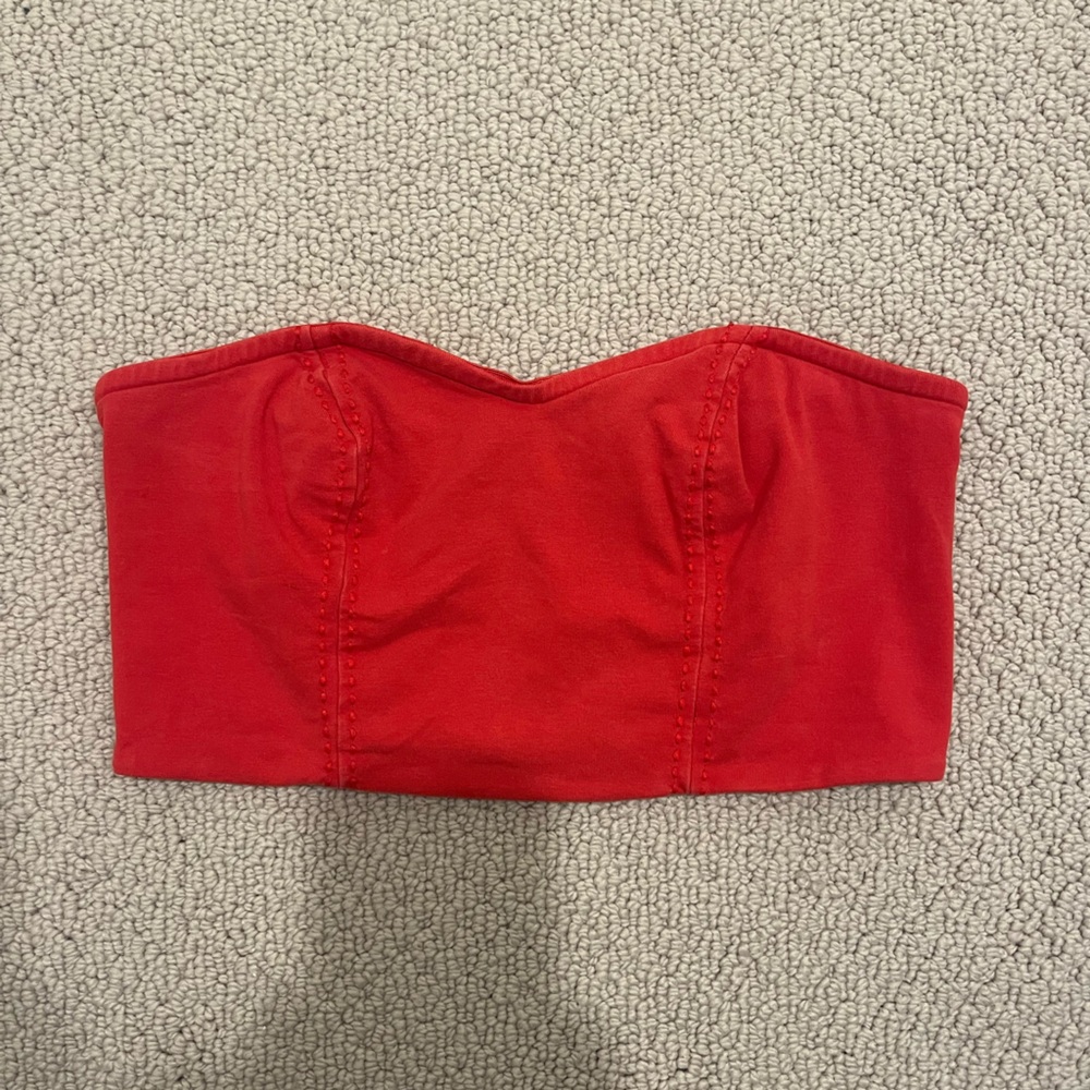 Urban Outfitters Red Crop Top